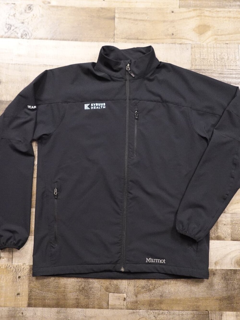 Marmot Tempo Softshell Jacket Men's XL Black Full Zip Stretch Performance
